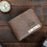 Customized Tan Wallet For Men with Free Charm